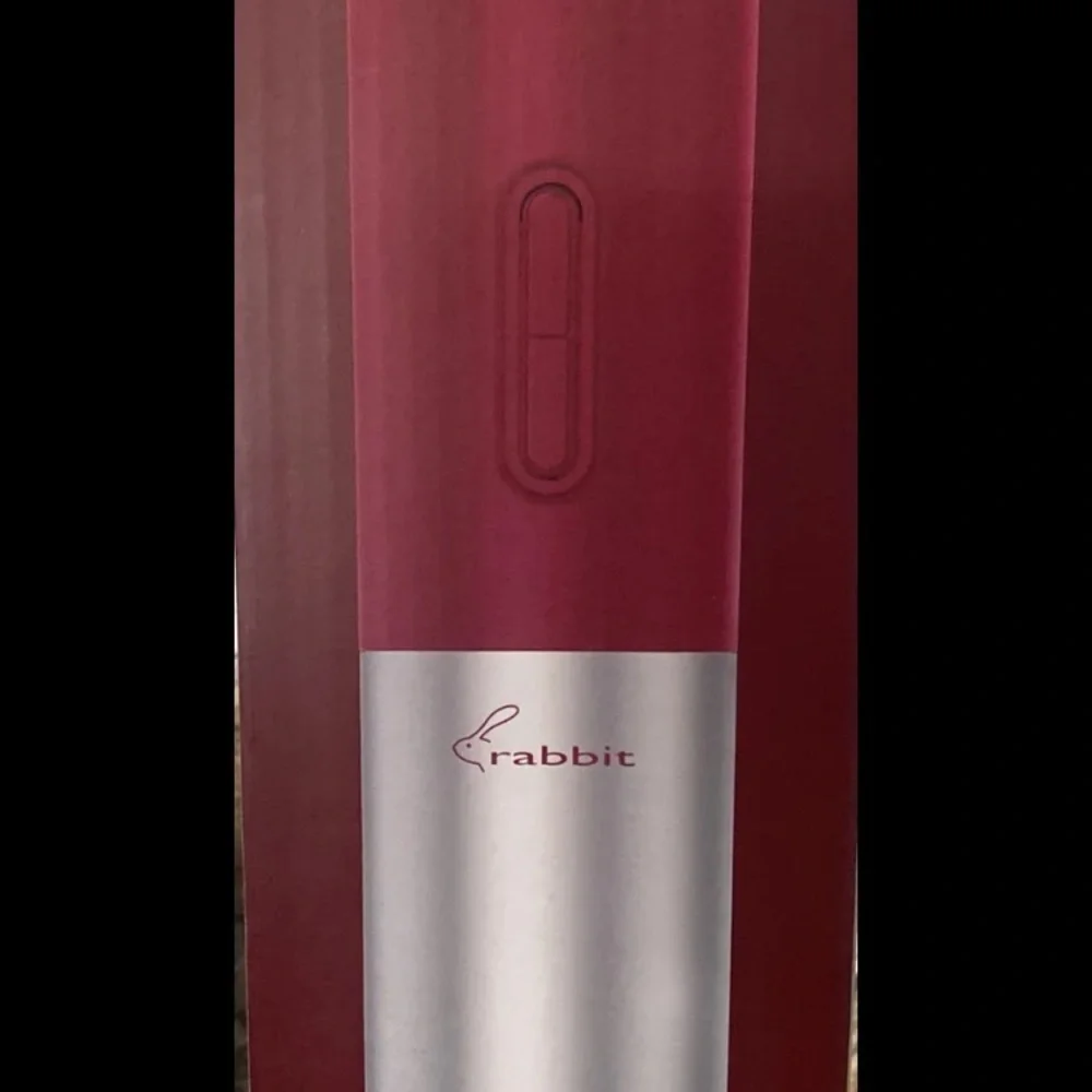 Electric Corkscrew With Foil Cutter  Wine Bottle Opener NIB By Rabbit